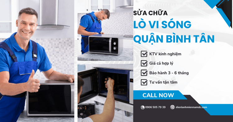 Sửa lò vi sóng Quận Bình Tân