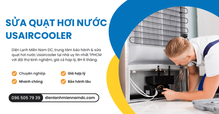 Dịch vụ sửa quạt hơi nước Usaircooler tại nhà