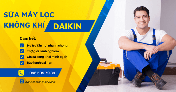 Trung tâm bảo hành, sửa chữa máy lọc không khí Daikin tại TPHCM
