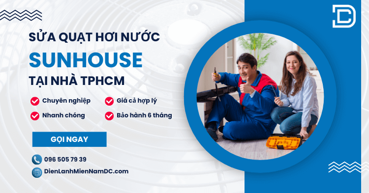 Sửa quạt hơi nước Sunhouse tại nhà TPHCM