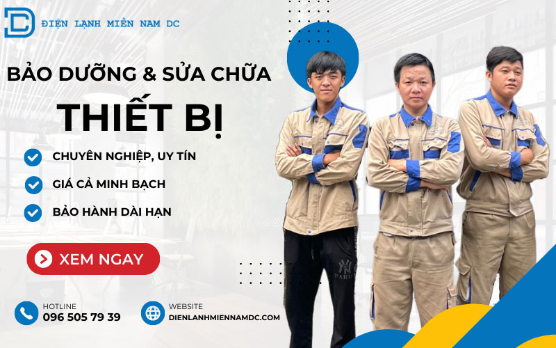 Dịch vụ sửa máy viền dập nắp lon - Điện Lạnh Miền Nam DC
